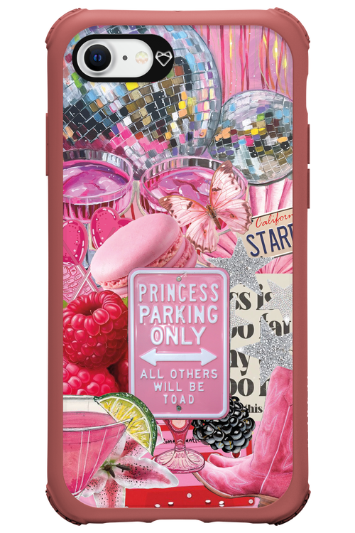PINK PRINCESS - Apple iPhone 8