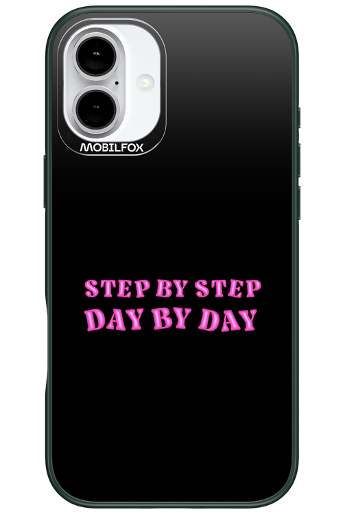 Step by Step Black - Apple iPhone 16 Plus