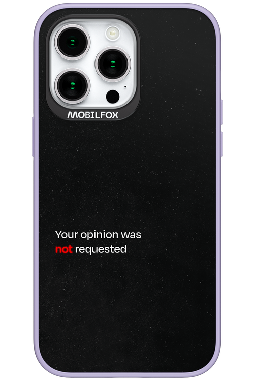 Not Requested 2.0 - Apple iPhone 15 Pro Max