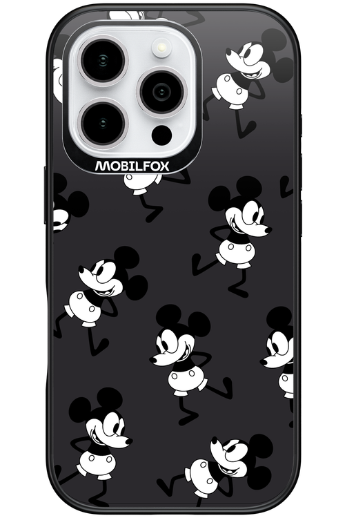 Iconic Mouse (antracite pattern) - Apple iPhone 16 Pro
