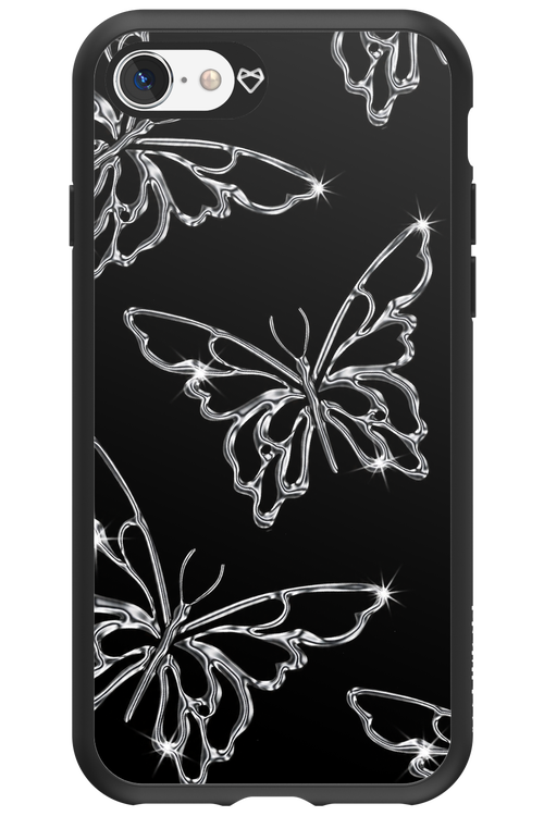 Silver Butterfly 2.0 - Apple iPhone 8