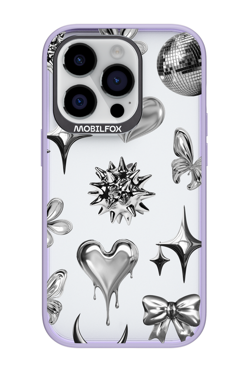 Silver Zone Transparent - Apple iPhone 14 Pro