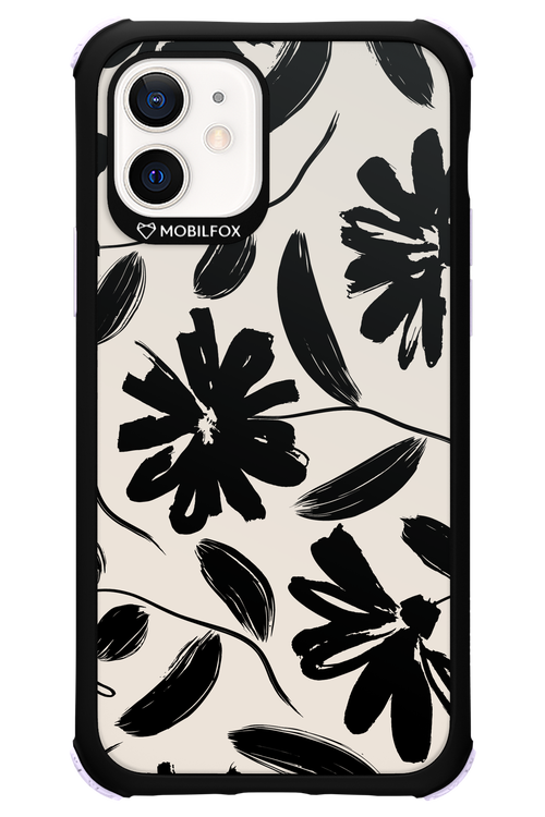 Monochrome Flowerss 2.0 - Apple iPhone 12