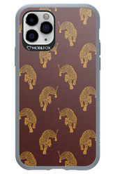 Burgundy Leopard Pattern - Apple iPhone 11 Pro