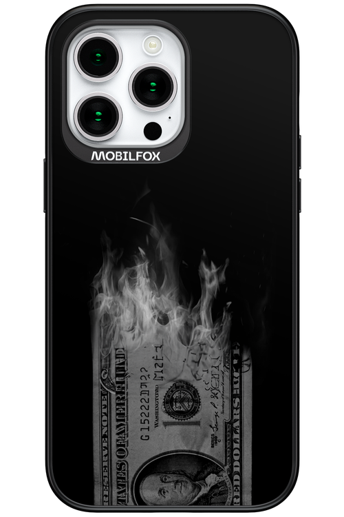 Money Burn B&W 2.0 - Apple iPhone 15 Pro Max