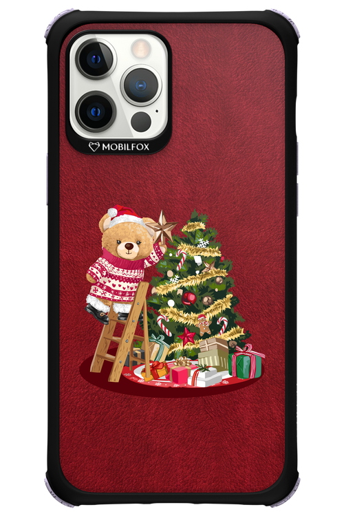 Christmas Bear (Burgundy) - Apple iPhone 12 Pro Max