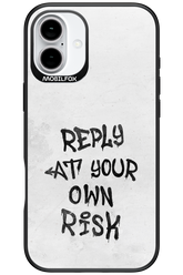 At Your Own Risk - Apple iPhone 16 Plus