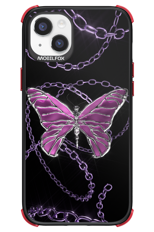 Butterfly Necklace - Apple iPhone 14 Plus