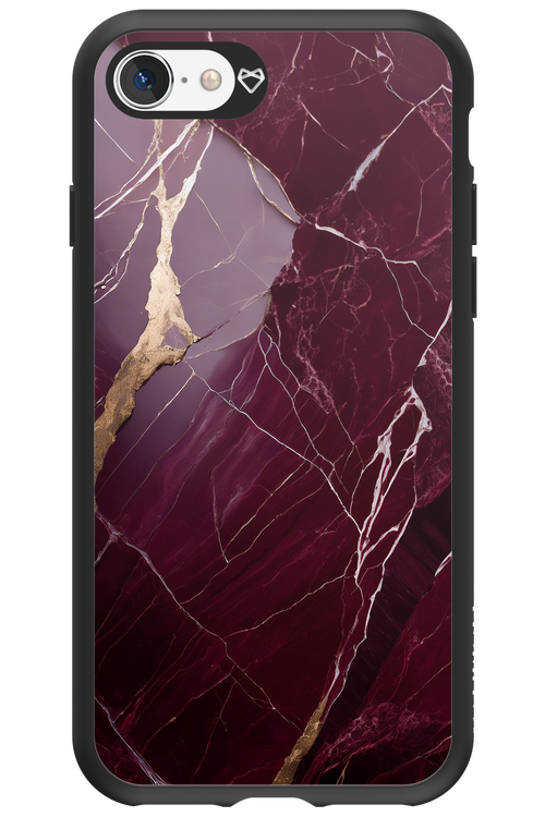 Burgundy Marble 2.0 - Apple iPhone 8