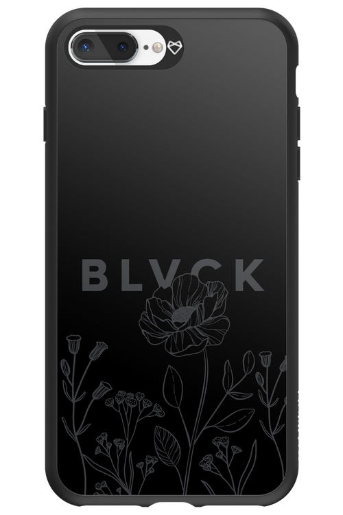 Black Flowers - Apple iPhone 8 Plus