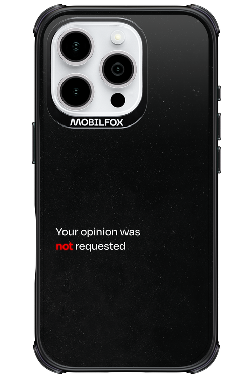 Not Requested 2.0 - Apple iPhone 16 Pro