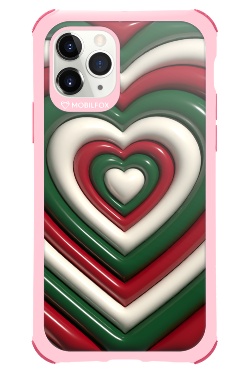 XMAS Hearts - Apple iPhone 11 Pro
