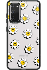 Smiley Flowers Transparent - Samsung Galaxy S20 FE