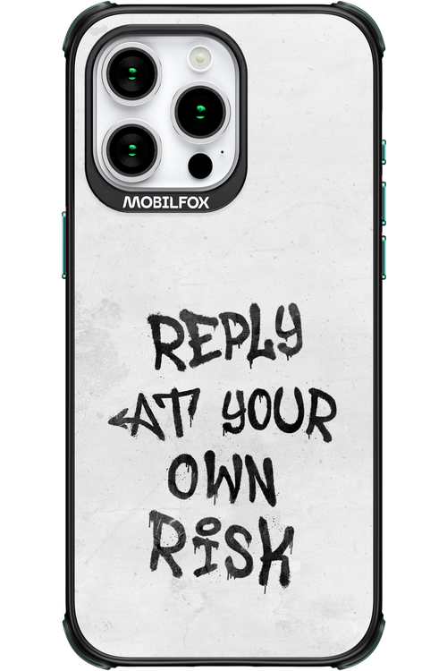 At Your Own Risk - Apple iPhone 15 Pro Max