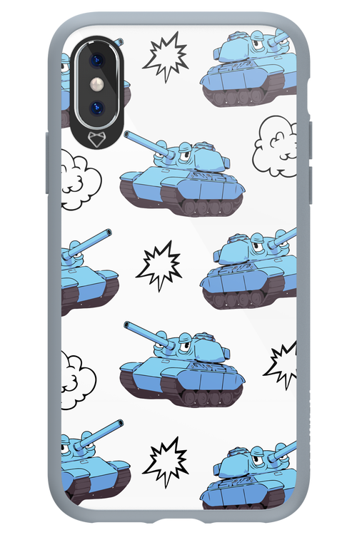 Tank Guy Transparent - Apple iPhone X
