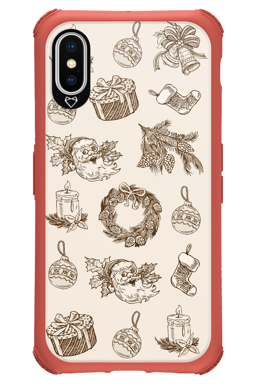 Christmas Paper - Apple iPhone XS