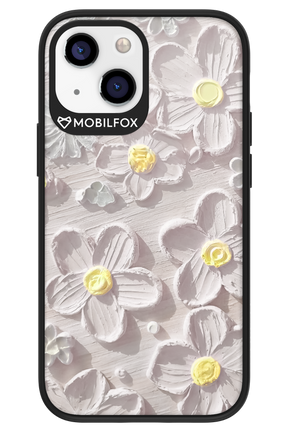 White Flowers - Apple iPhone 13 Mini