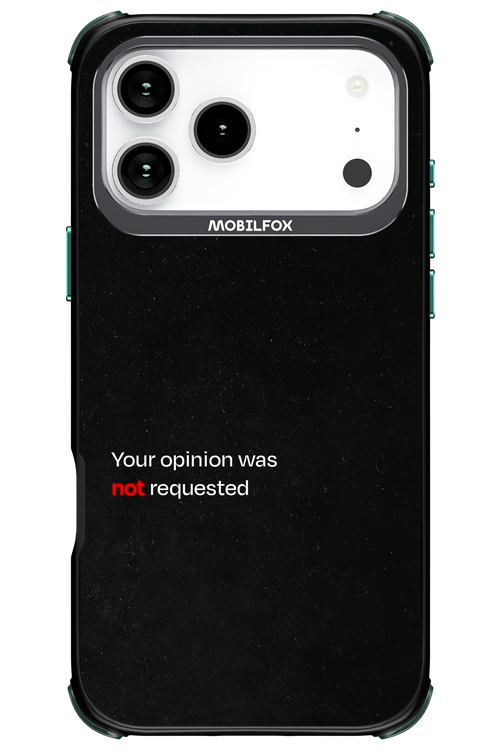 Not Requested 2.0 - Apple iPhone 17 Pro Max