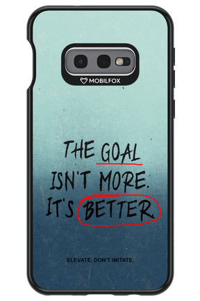 The Goal - Samsung Galaxy S10e