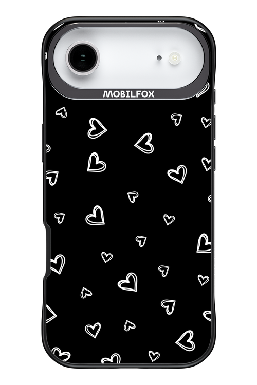 Monochrome Hearts 2.0 - Apple iPhone 17 Air