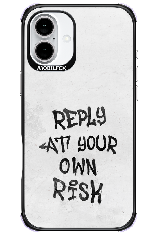 At Your Own Risk 2.0 - Apple iPhone 16 Plus