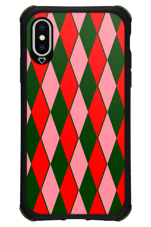 Retro Christmas - Apple iPhone X