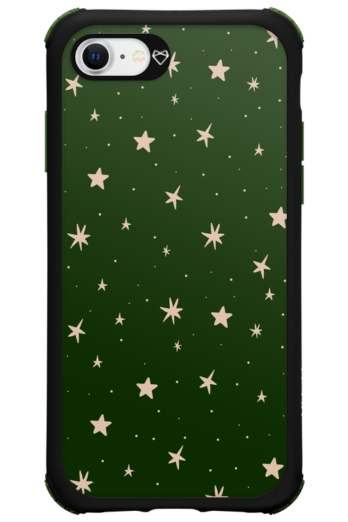 Forest Green Stars - Apple iPhone 8
