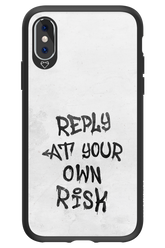 At Your Own Risk - Apple iPhone X