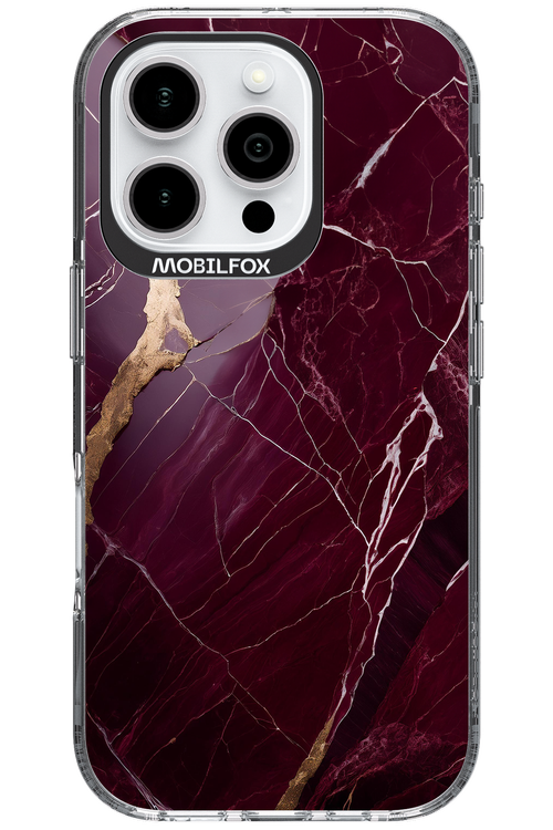 Burgundy Marble 2.0 - Apple iPhone 16 Pro