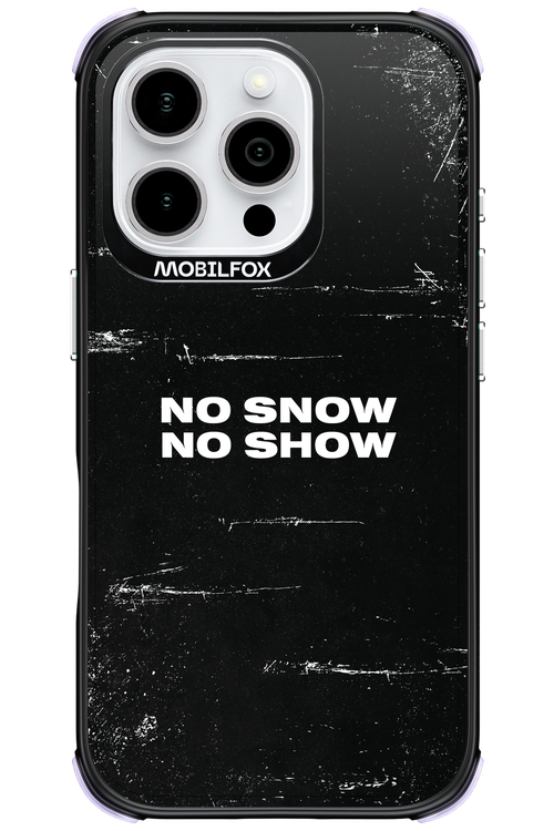 No snow, no show - Apple iPhone 16 Pro