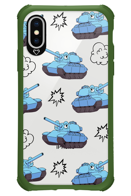 Tank Guy Transparent - Apple iPhone XS