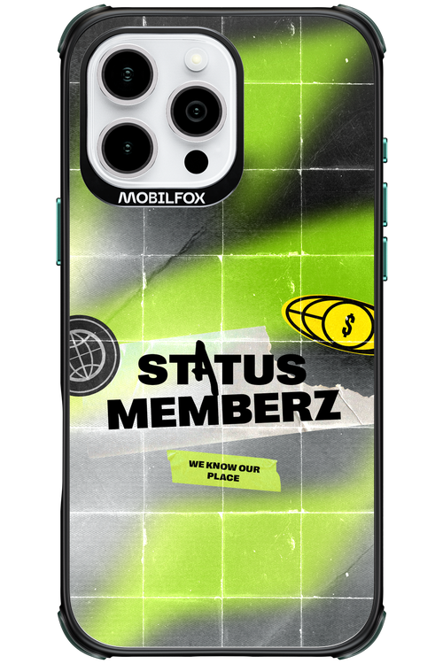 Status Memberz - Apple iPhone 16 Pro Max