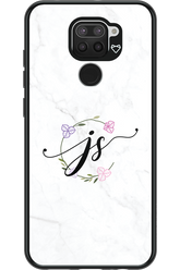 JS Monogram White - Xiaomi Redmi Note 9