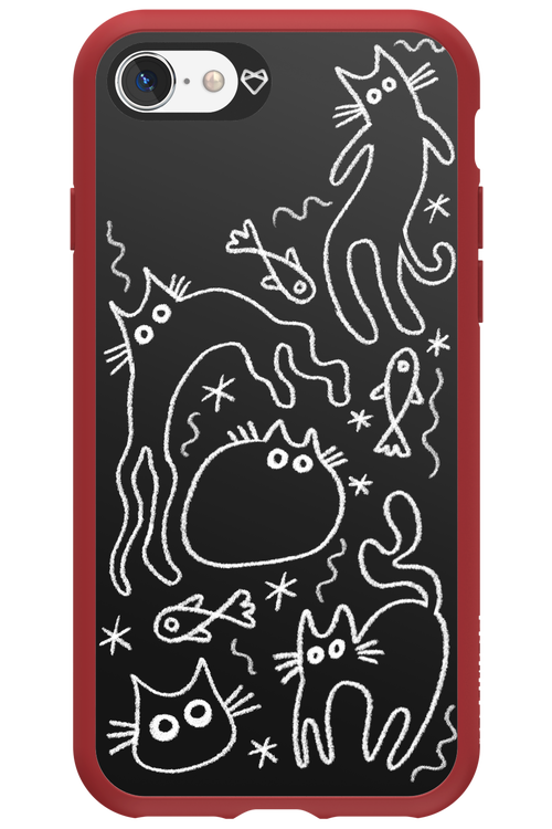 CHALK_CATS 2.0 - Apple iPhone 8