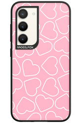 Line Heart Pink - Samsung Galaxy S23