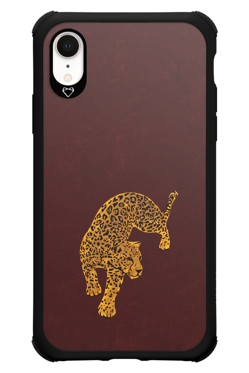 Burgundy Leopard - Apple iPhone XR