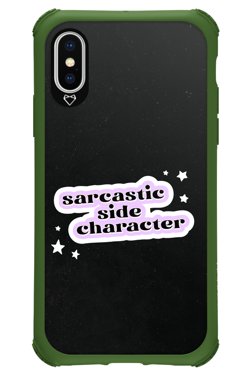 Sarcastic Black - Apple iPhone XS