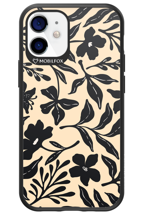 Black Flowers 2.0 - Apple iPhone 12 Mini