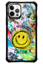 Crayon Smiley Colorful - Apple iPhone 12 Pro