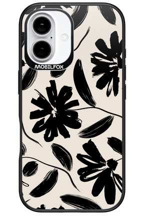Monochrome Flowerss 2.0 - Apple iPhone 16