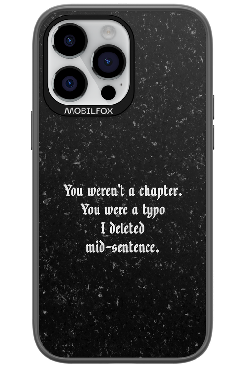 A Typo - Apple iPhone 14 Pro Max