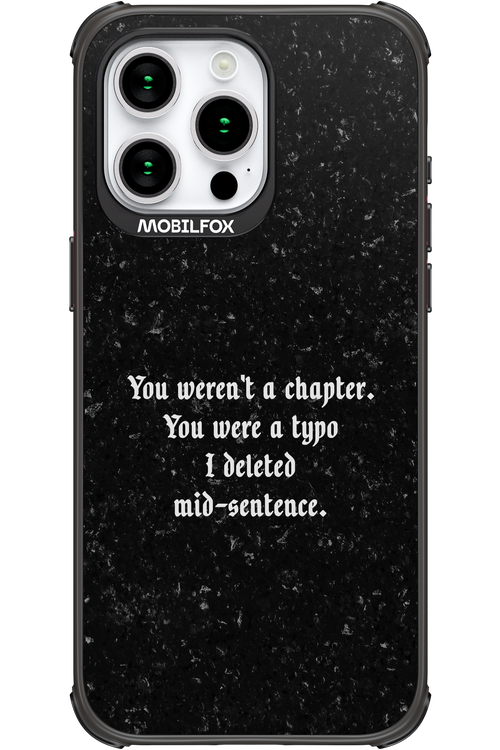 A Typo - Apple iPhone 15 Pro Max