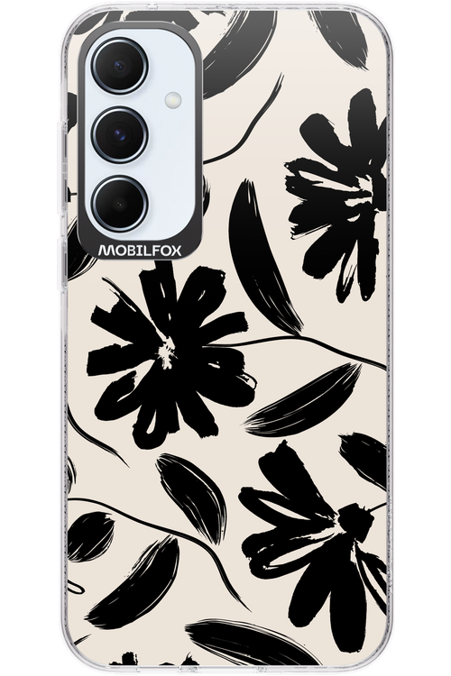 Monochrome Flowerss 2.0 - Samsung Galaxy A55