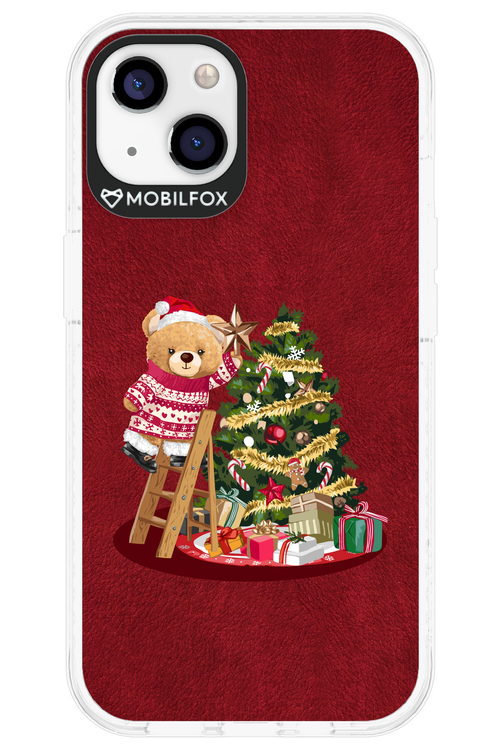 Christmas Bear (Burgundy) - Apple iPhone 13
