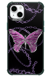 Butterfly Necklace - Apple iPhone 15 Plus