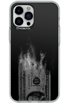 Money Burn B&W - Apple iPhone 12 Pro Max