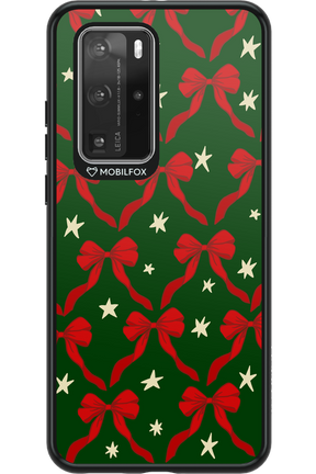 Bow & Stars (Green) - Huawei P40 Pro