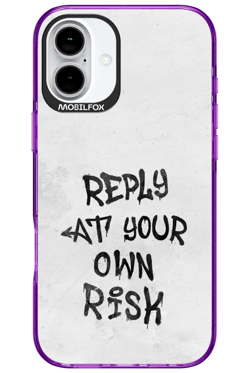 At Your Own Risk 2.0 - Apple iPhone 16 Plus
