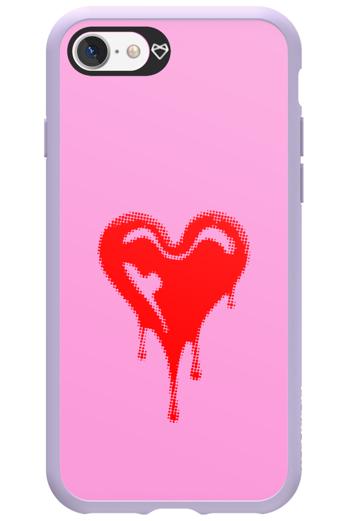 Heart Pink - Apple iPhone 7