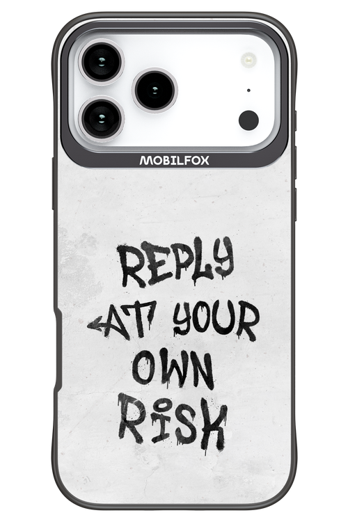At Your Own Risk 2.0 - Apple iPhone 17 Pro Max